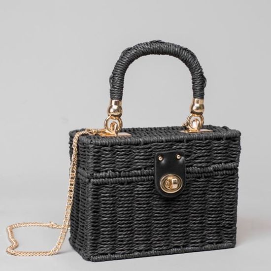 Sac Tissé Violet Namzi - Bandoulière Et Porté Main - 24x8x18 Cm - Idéal Pour Courses Et Sorties Quotidiennes