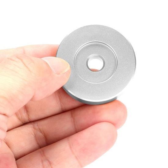 HEG Adaptateur De Platine Vinyle 45 Tours Pour Disques À Gros Trou En Aluminium Cdiscount