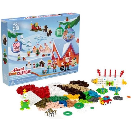 Calendrier De L'avent 2024 Compatible Avec L'ensemble De Jouets De Construction