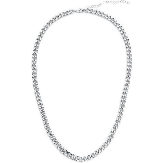 Collier Ras Du Cou En Métal Argenté Blanc - Neuf Avec étiquettes - Style Minimaliste