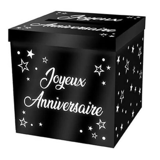 Urne Joyeux Anniversaire Paillete Noir X1 Ref Urnep00n Achat Vente Urne Decorative Cdiscount Urne Joyeux Anniversaire Paillete Noir X1 Ref Urnep00n Achat Vente Urne Decorative Cdiscount