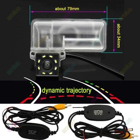 Caméra De Recul Voiture Couleur IP67 - Vue Large 170° Et Vision Nocturne - Compatible BMW Série 3, 5, X1, X3, X5, X6 - 4