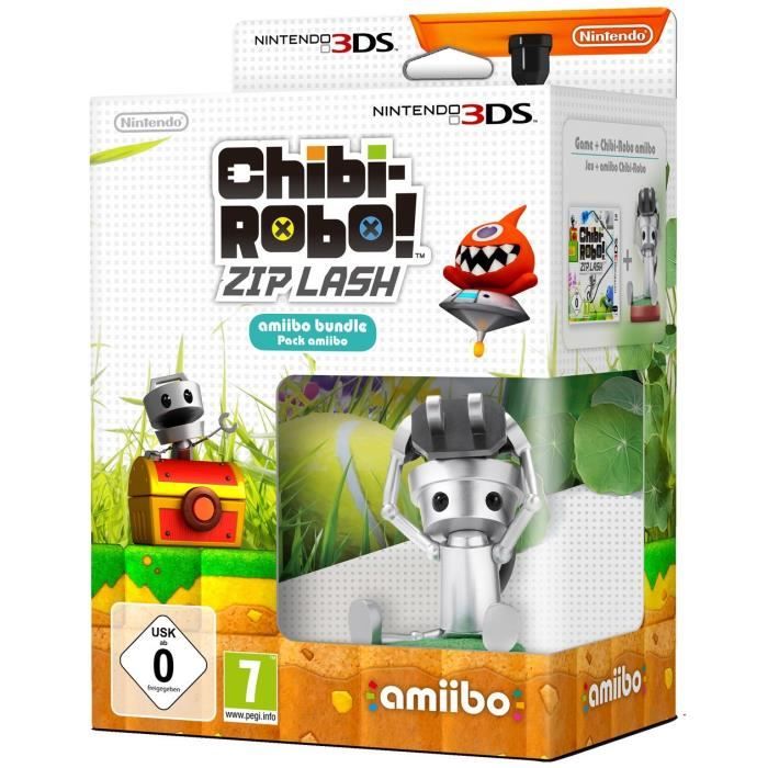 Chibi-Robot ! Zip Lash + Amiibo Chibi-Robot 3DS