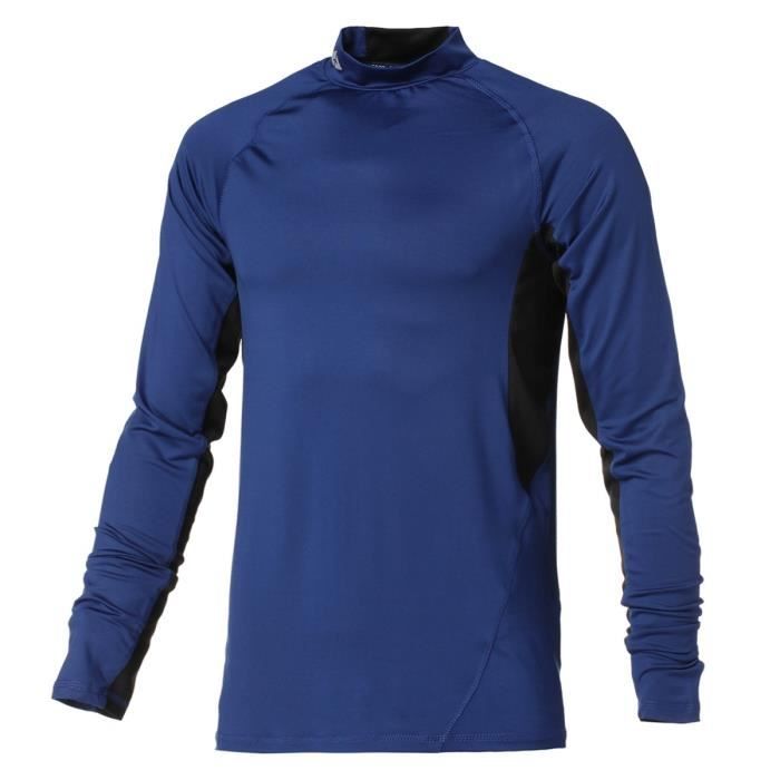 ATHLI-TECH Maillot de football Bobo - Manches longues - Homme - Marine