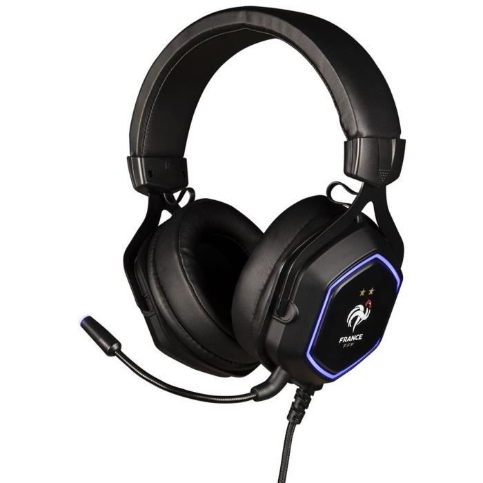 CASQUE GAMING BASICS NOIR : ascendeo grossiste Gaming Casques filaires