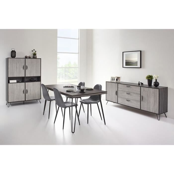 Asca - Ensemble Séjour -A- avec Table 180cm
