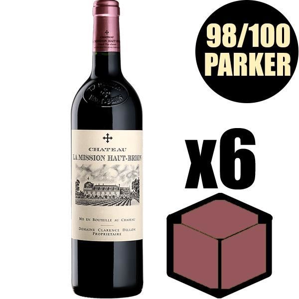 X6 Château Mission Haut-Brion 2015 75 cl AOC Pessac-Léognan Grand Cru Classé Vin Rouge