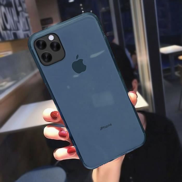 Coque pour iPhone 11 Silicone Antichoc Bleu Marine
