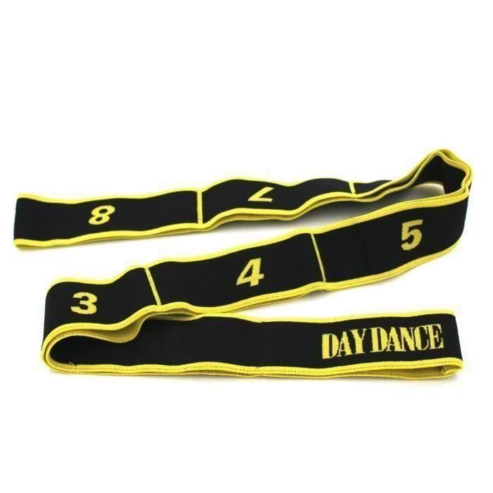 10 Pcs Jaune 120cm Danse Yoga bandes de résistance élastique