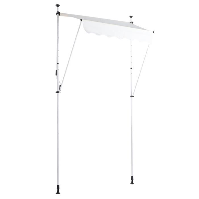 Garosa auvent étanche Auvent extérieur d'auvent pare-soleil étanche rétractable pour porte de fenêtre de maison de jardin