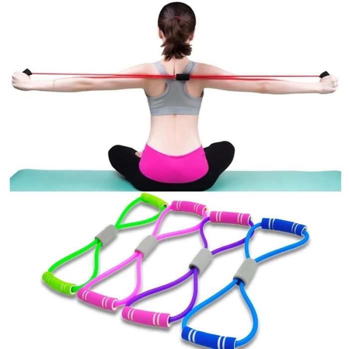 Bande élastique de résistance, équipement de fitness, yoga, sport, ceinture abdominale plate de perte de poids pour femmes