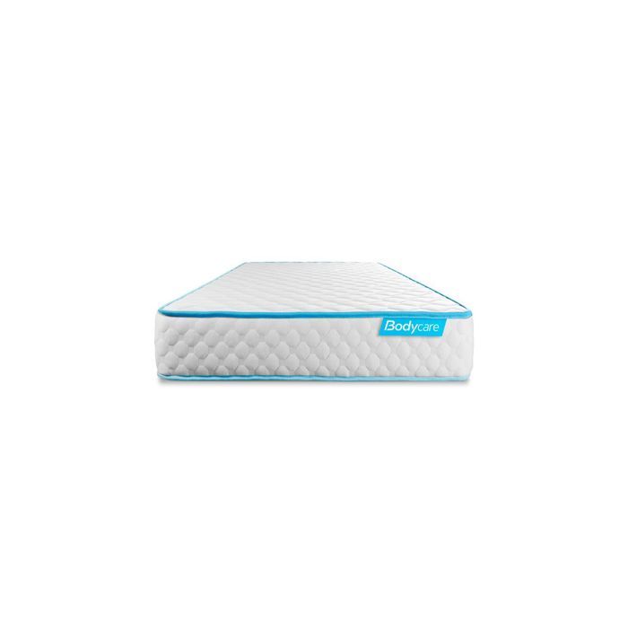 Ensemble sommier matelas 90x190 Bodyone - 19 cm - Confort Très ferme - sommier blanc