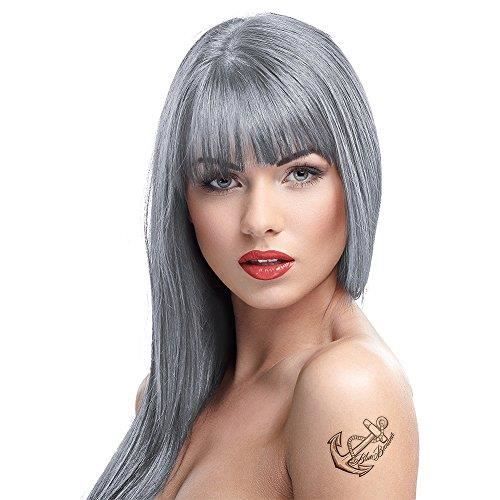 Crazy Color Semi Permanent Hair Color Cream Silver No27 100ml 4 Count