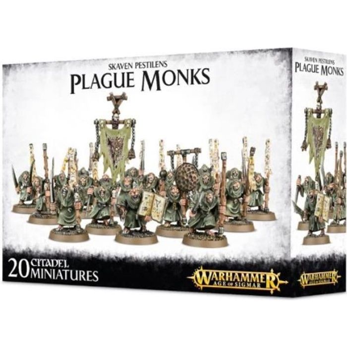 Skaven Pestilens Plague Monks 90-12 - Warhammer Age of Sigmar