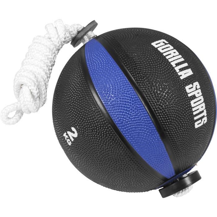 Ballon d’exercice avec corde de- tornado ball en 2 KG