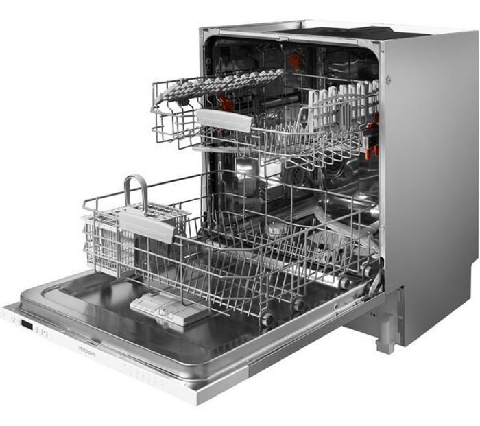 Hotpoint HIC 3B+26 lave-vaisselle - Lave-vaisselles (Entièrement intégré, Blanc, Taille maximum (60 cm), boutons, 14 places, 46 dB)