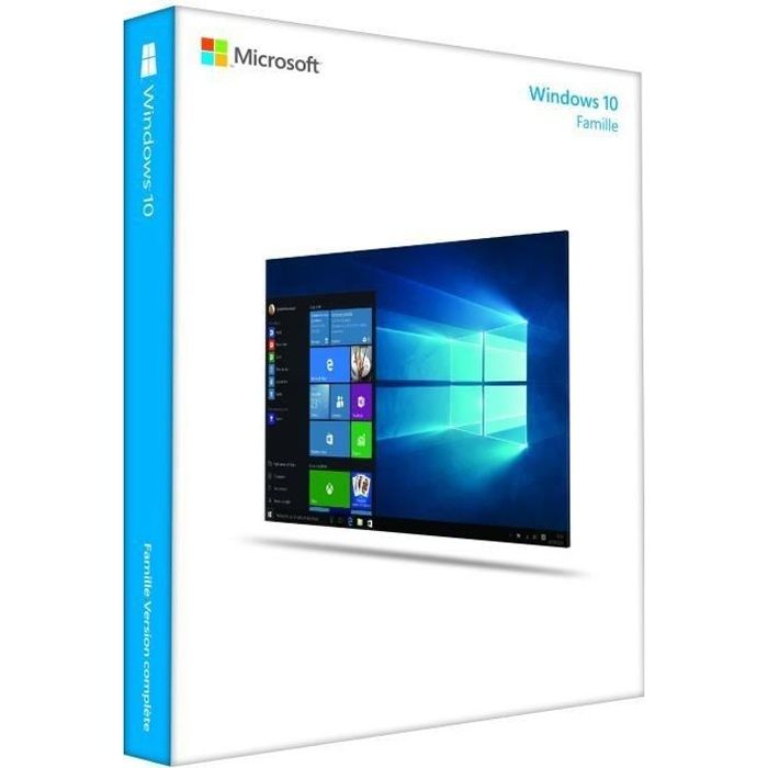 MICROSOFT Windows 10 PackFamille (version complète)