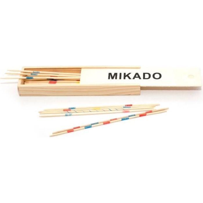 L'ARBRE A JOUER Mikado en bois 18 cm - Plumier en bois