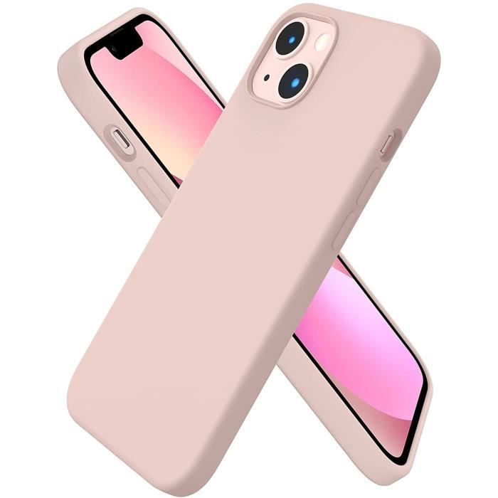 Coque Pour iPhone 13 Silicone Rose Little Boutik®