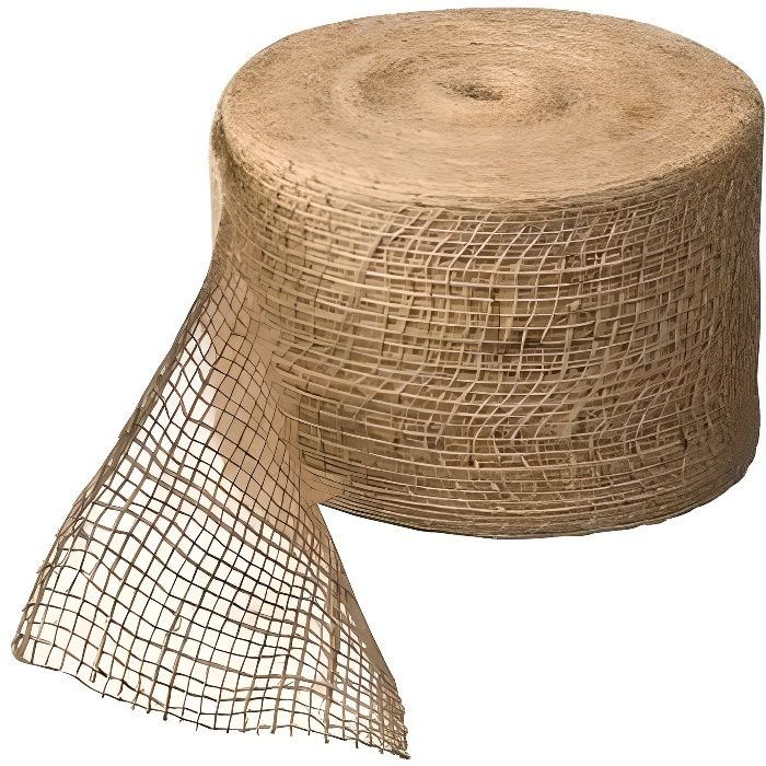 Rouleau de toile de jute tissée