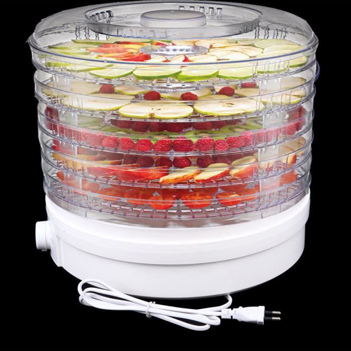5 plateaux aliment déshydrateur fruits légumes herbe séchage machine sèche-linge