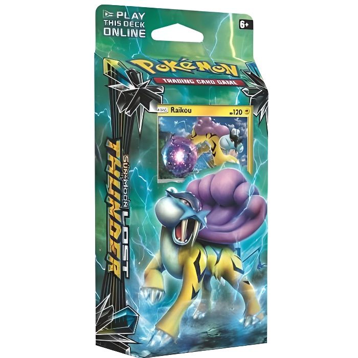 Pokemon Soleil Et Lune 8 Deck Raikou - Starter Invocateur De Tempetes - Cartes A Collection Francaise