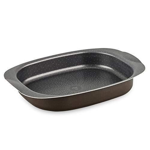 Tefal J1601502 Success Plat à Gratin Aluminium Noir 36 x 24 x 5,5 cm