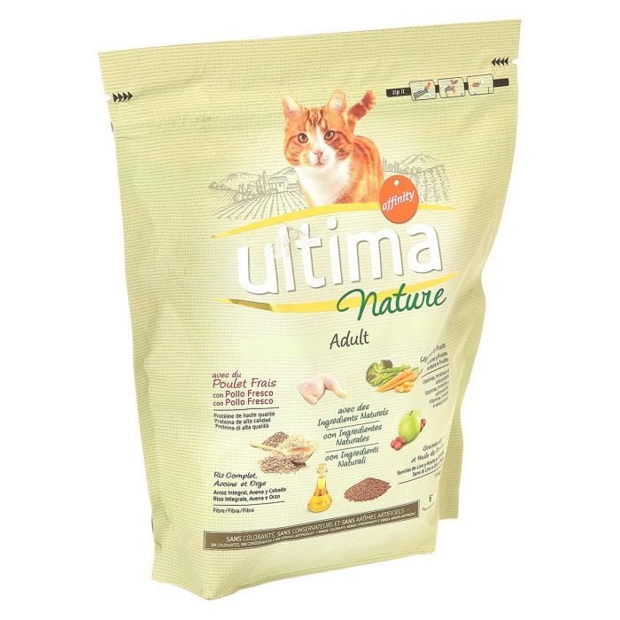 ULTIMA Croquette Pour Chat Nature Poulet 400g
