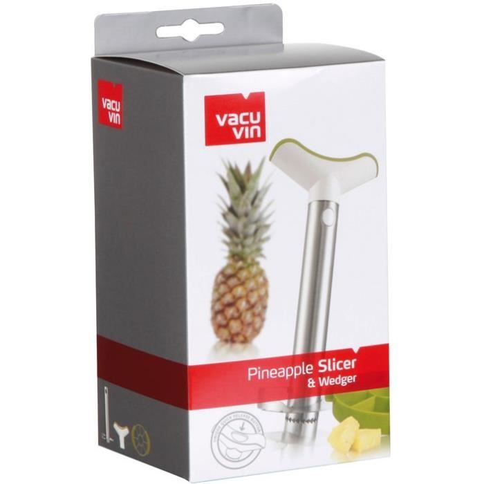 Vide ananas 1 lame - inox brossé