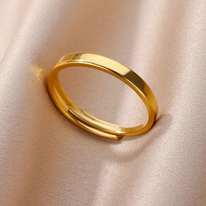 Bague Chevalière Mandala Pour Femme – Acier Inoxydable Plaqué Or, Taille 54 (USA 7), élégance Bohème Au Quotidien