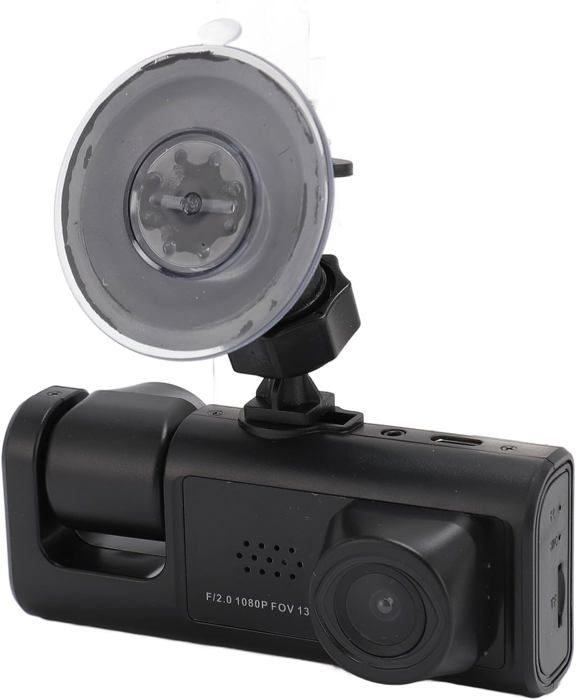 4 Canaux 360° Dashcam Voiture, 4 Caméra 1080P Avant et Arrière Gauche Droite,Camera Enregistreur de Voiture Vision Nocturne/Vidéo en Boucle/G-Sensor/Moniteur de Stationnement 24H/Aide au Stationnement