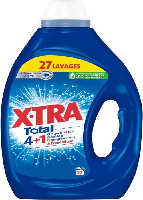 Total - Lessive Liquide - 4 plus 1 - Propreté - Eclat - Fraîcheur ...
