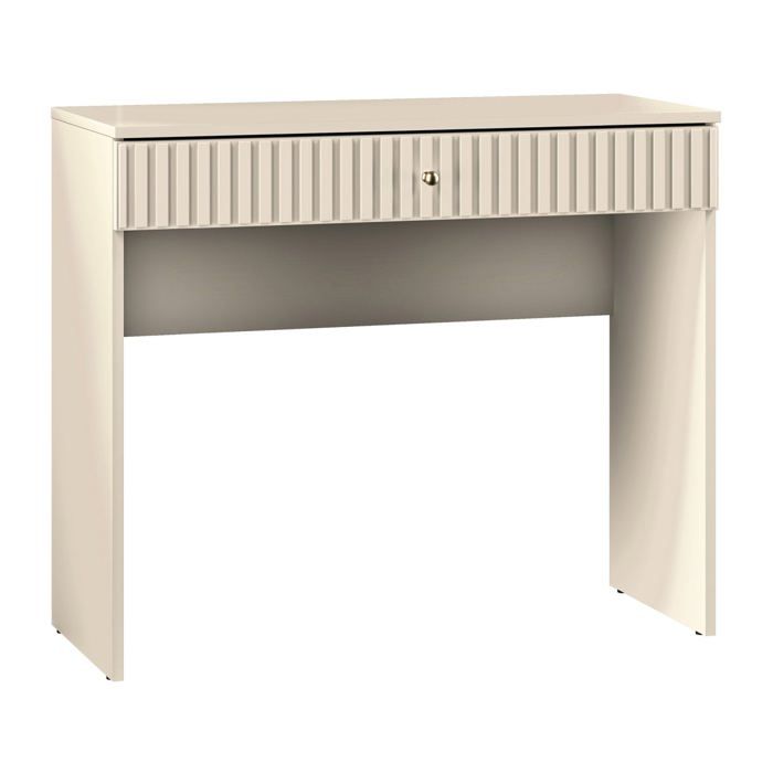 Coiffeuse avec tiroir - CALETTO - 92 cm - beige