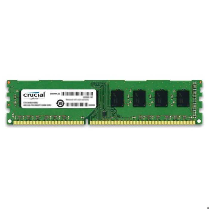 Mémoire RAM PC Crucial 4GB DDR3 1600MHz. - Crucial