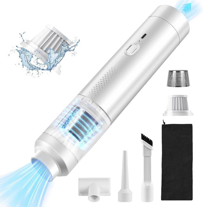 Aspirateur Main Sans Fil Euakee 19000PA - 3 En 1 Pour Voiture, Maison, Bureau