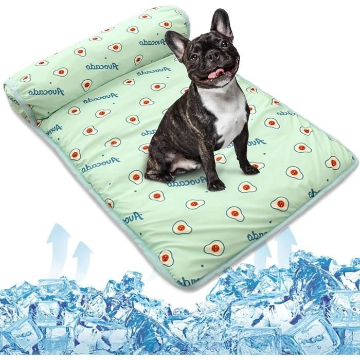 Meilleurs prix pour Tapis auto-rafraîchissant pour chiens et chats – Coussin rafraîchissant activé par pression sans électricité petit format 60 x 40