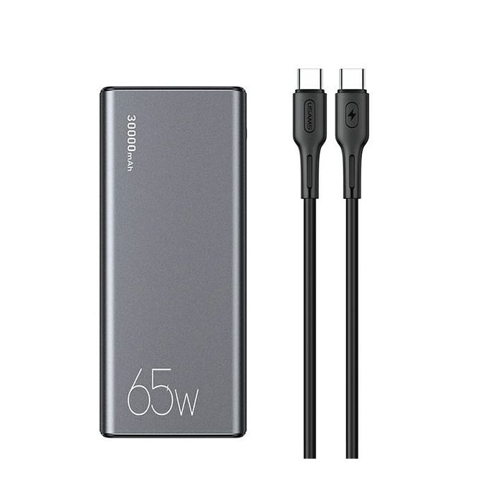 Batterie externe - USAMS - PB59 - 30 000 mAh - 65W (PD/QC3.0) - 3 ports (2xQC3.0+USB-C)