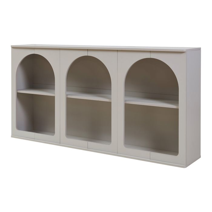 Buffet Trorhun 160 x 30 x 80 cm gris
