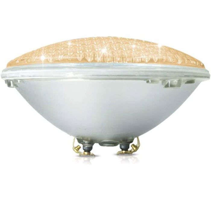 18W Lampe de Piscine LED Blanc chaud Lumière PAR56 12V DC/AC Etanche IP68 Éclairage sous-marin