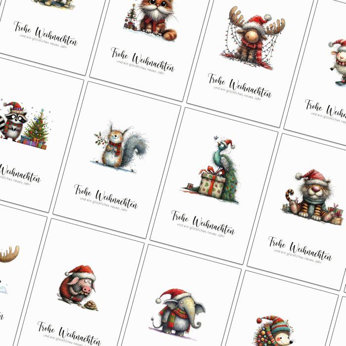 Lot De 30 Cartes Postales Vintage, Cartes Postales Animées, Cartes Postales Japonaises, Dictons