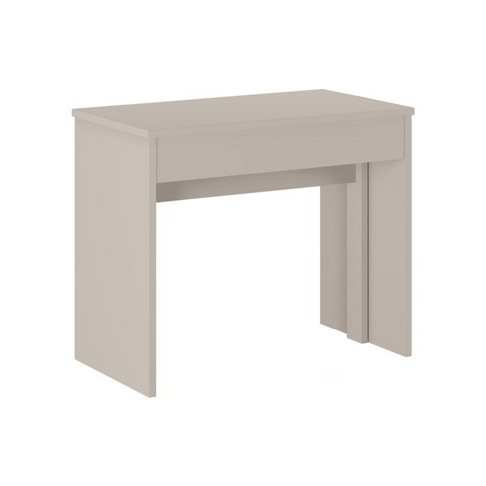 Console table extensible 12 couverts - 6 rallonges - Beige - ONEGA