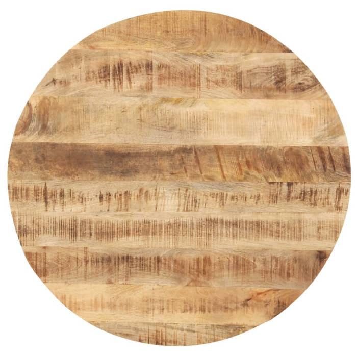 SALE 2026 Plateau de table Brun - Dessus de table Bois de manguier solide Rond 25-27 mm 60cm PRO439097737