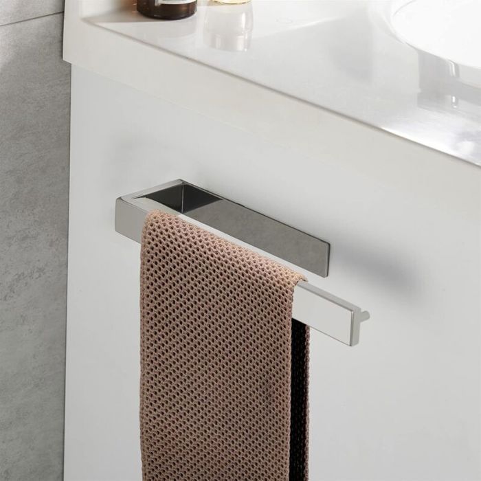 Anneau Porte-Serviettes Chrome Porte Serviette Salle de Bain 304 Acier Inoxydable Support de Serviettes Auto-adhésif sans perçage