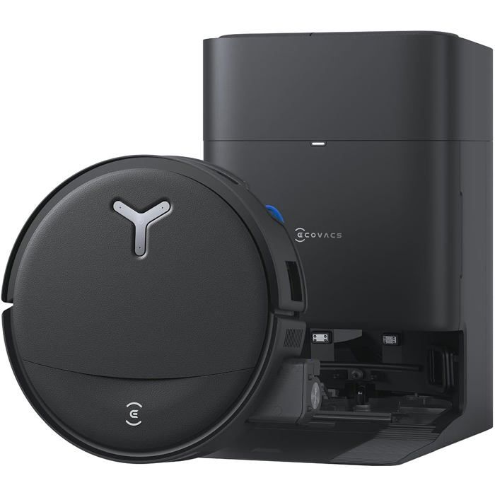 ECOVACS DEEBOT T80S Omni Robot Aspirateur Laveur 24 800 Pa OZMO Roller 2.0 ZeroTangle 3.0 Triple Lift - Ecovacs