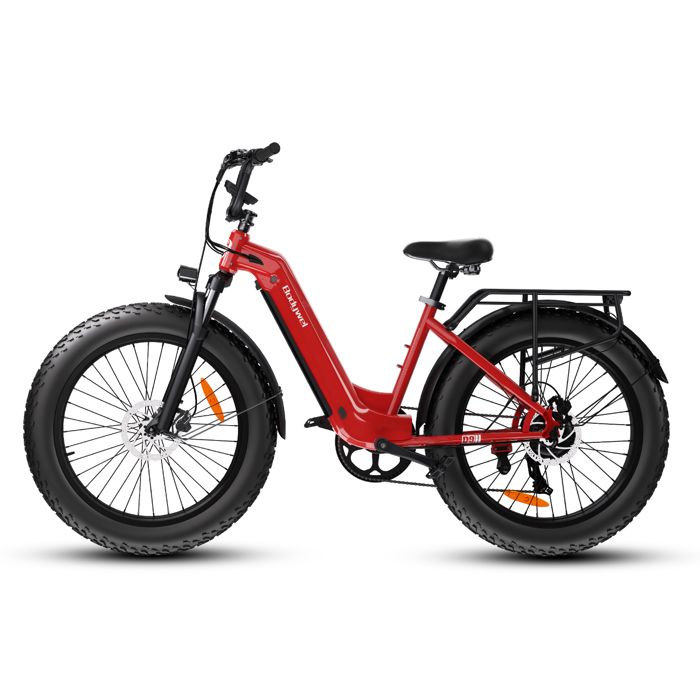 Vélo Électrique BODYWEL D9 Fat Bike Batterie Panasonic 48V 15Ah BAFANG 250W 26” Rouge