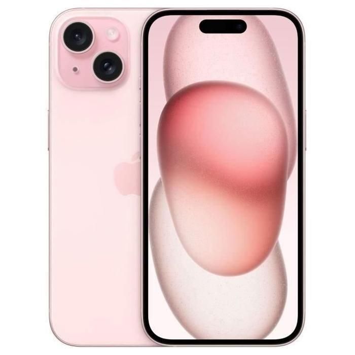Apple iPhone 15 512Go Rose (2023) - Débloqué -Reconditionné - Excellent état Reconditionné - Apple reconditionné disponible sur Cdiscount Seconde Vie