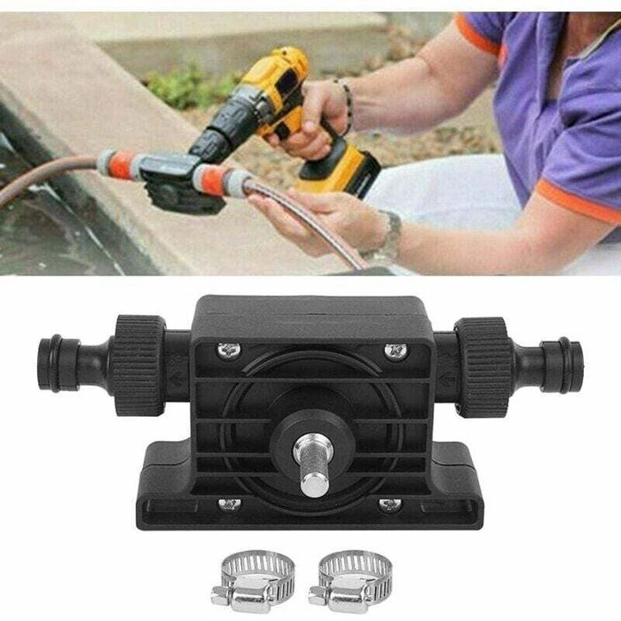 Pompe pour perceuse électrique - PZCC - Mini - Auto-amorçante - Transfert eau/huile/diesel - Aquarium/Piscine