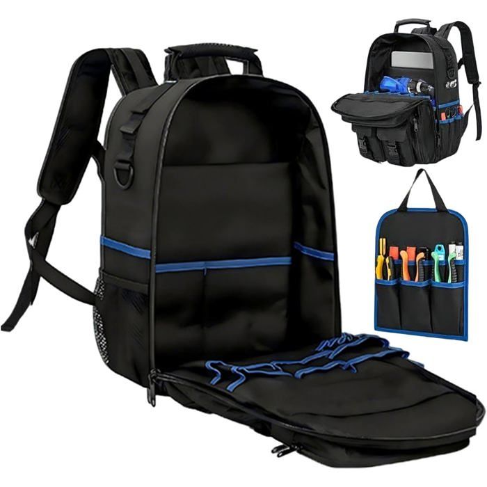Sac À Dos À Outils Pour Hommes Sac De Rangement Robuste À Rigide Outils À Poches Multiples Sacs De Rangement Doutils Robuste Sac À Dos À Outils Pour Hommes Sac De Rangement Robuste À Rigide Outils À Poches Multiples Sacs De Rangement Doutils Robuste