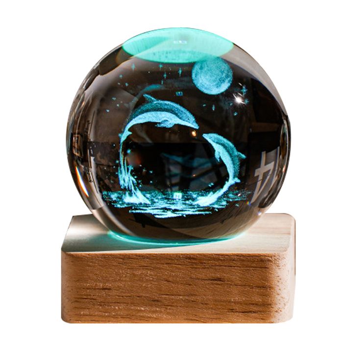 [Ander Online] Câble USB LED multicolore base carrée de 6 cm + (petite boule de 6 cm) -- Veilleuse ACCESSOIRES FABRICATION MAISON