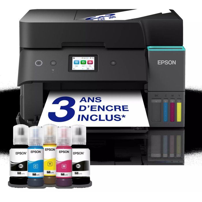 Imprimante multifonction jet dencre - EPSON - EcoTank ET-2955 - Wi-Fi - Recto verso - Réservoirs rechargeables